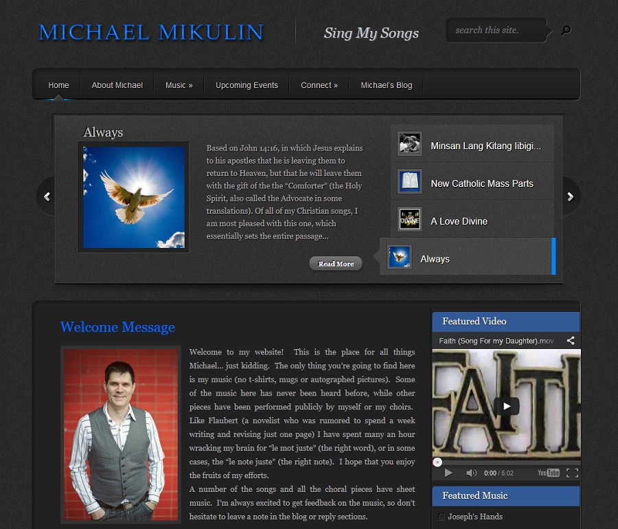 website screenshot vancouver music education